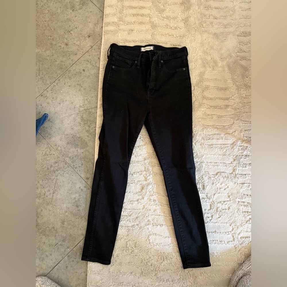 Madewell Classic Black Skinny Jeans
